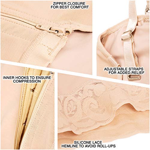 LT.ROSE Post-Surgery Compression Garment for Women - Colombian Shapewear for Body Contouring & Recovery After Liposuction, BBL or Tummy Tuck - Postpartum Waist Trainer - Slimming & Everyday Use - Perfect for Weight Loss, Workouts & Post-Surgery Support - Ideal for Gym, Yoga & Daily Wear