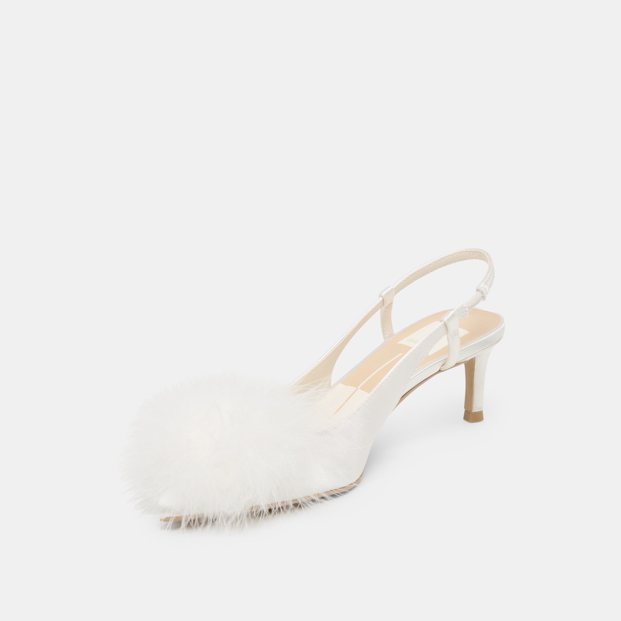 KAMY Women's High Heels - True White Satin Stiletto Pumps for Weddings, Parties & Special Occasions