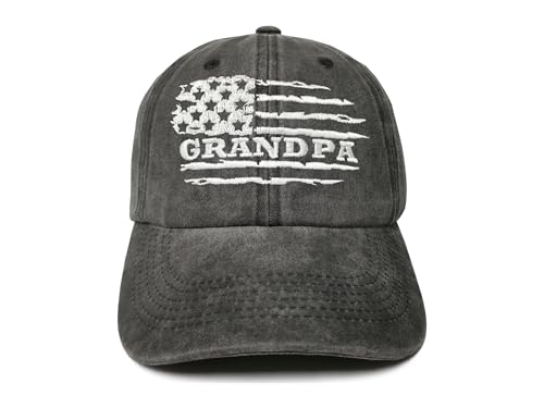 Grandpa(american Flag) (Washed Black)
