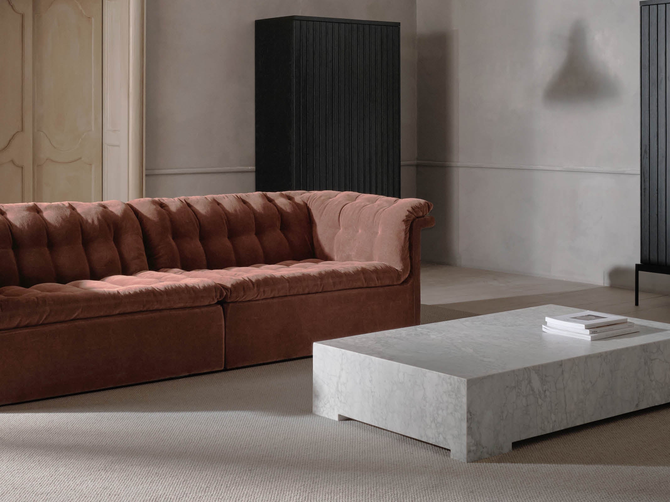 Modular Sofa Set - Modern Furrow Design for Living Room, Lounge & Office - Comfortable Sectional Couch with Customizable Configurations