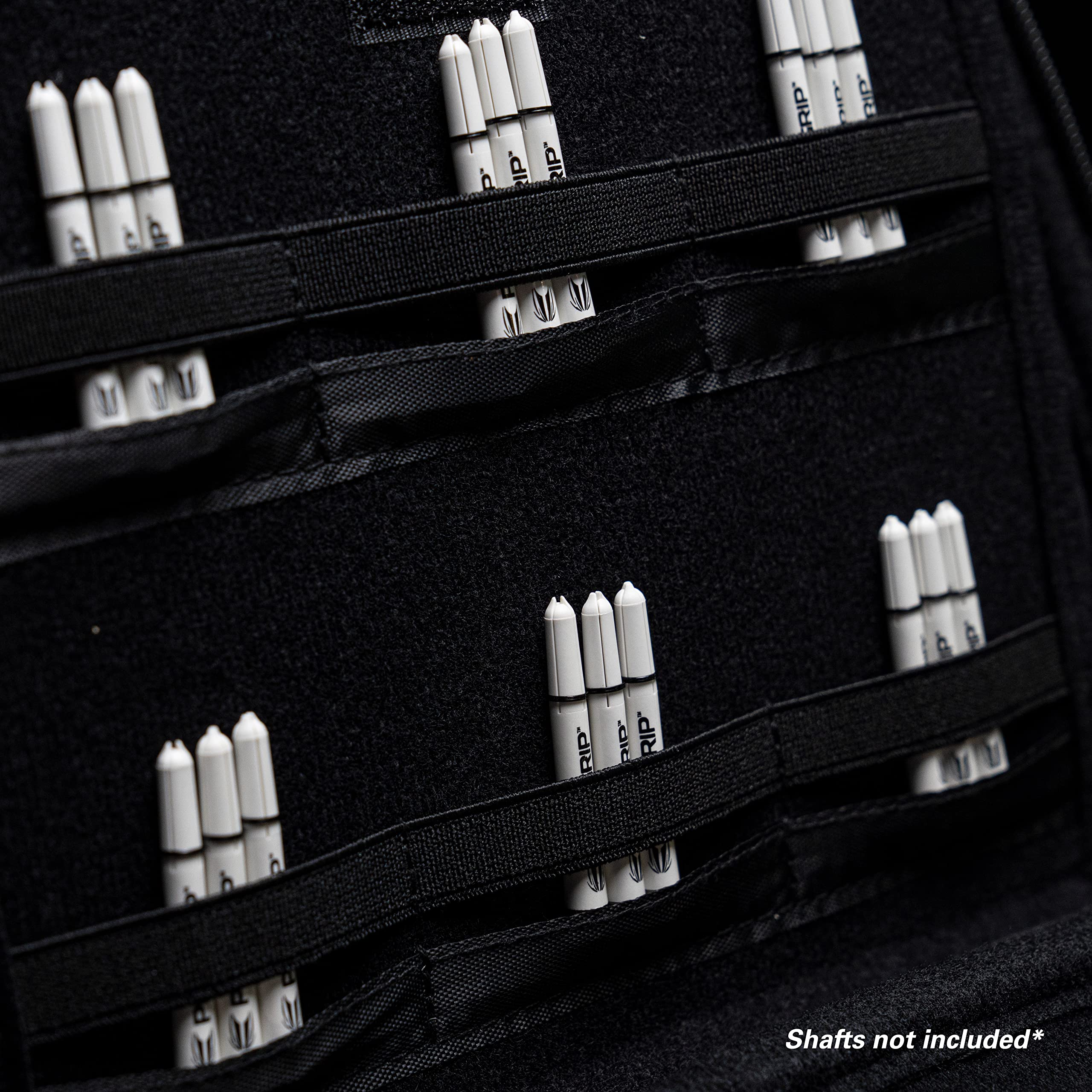 Premium Takoma Black Dart Wallet for Steel Tip Darts - Durable Leather Case with Multiple Pockets for Darts, Flights & Accessories - Perfect for Home, Bar & Professional Dart Games