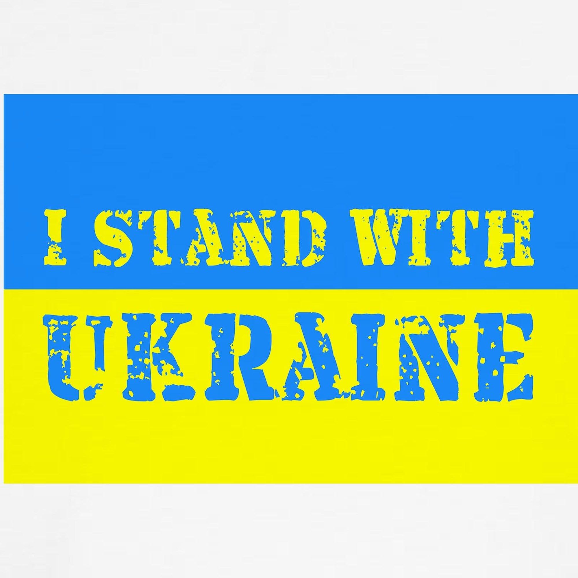Stand with Ukraine Maternity T-Shirt for Women - Ruched Side Design for Comfort - Perfect for Pregnancy, Protests & Patriotic Support