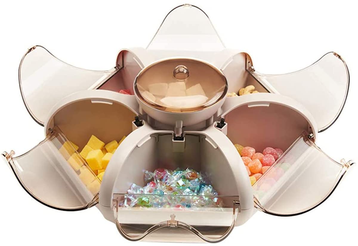 Premium Transparent Snack Box with Press-Type Compartments - 3-Tier Snack Tray for Fruits, Nuts & Party Snacks | Perfect for Office, Picnics & Home Entertaining