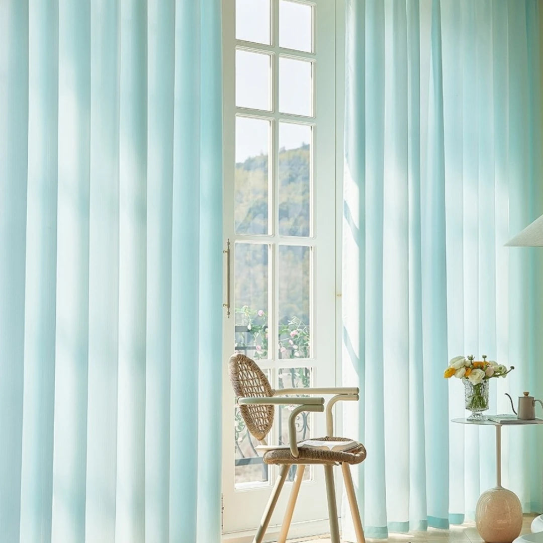 Rita Waterproof Semi-Sheer Outdoor Curtains for Patio, Deck & Porch - UV Resistant & Weatherproof Window Drapes for Sun Protection & Privacy