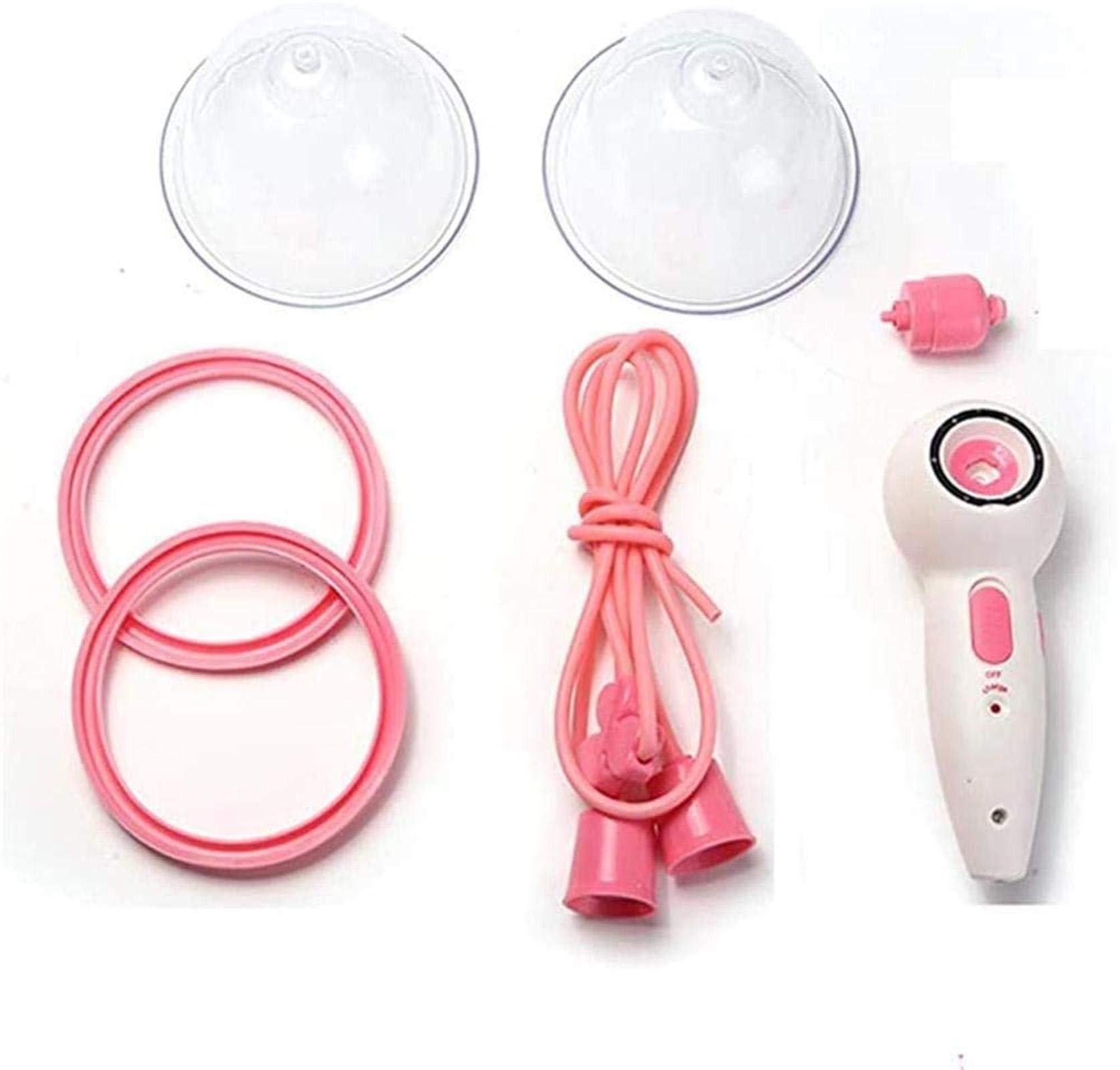 Electric Vacuum Pump Breast Massager for Women – Enhance & Firm Chest, Improve Breast Dysplasia, Flat & Sagging Breasts – Perfect for Home Spa & Postpartum Recovery (Size S)