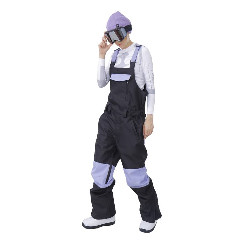 SNOWVERB Waterproof Ripstop Ski Bib Pants for Men & Women - Adjustable Winter Snowboard Pants for Outdoor Research & Snow Sports | Perfect for Skiing, Snowboarding & Cold Weather Adventures