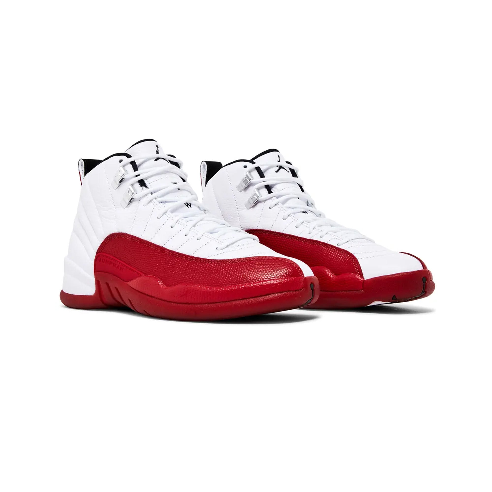 Air Jordan 12 Retro 'Cherry' Men's Basketball Shoes 2023 Release - Premium Leather Sneakers for Sports & Streetwear Fashion