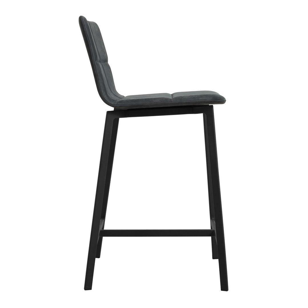 Between Us Counter Stool - Modern Kitchen Bar Stools with Back Support, Adjustable Height for Breakfast Nook, Home Bar & Dining Room - Set of 2