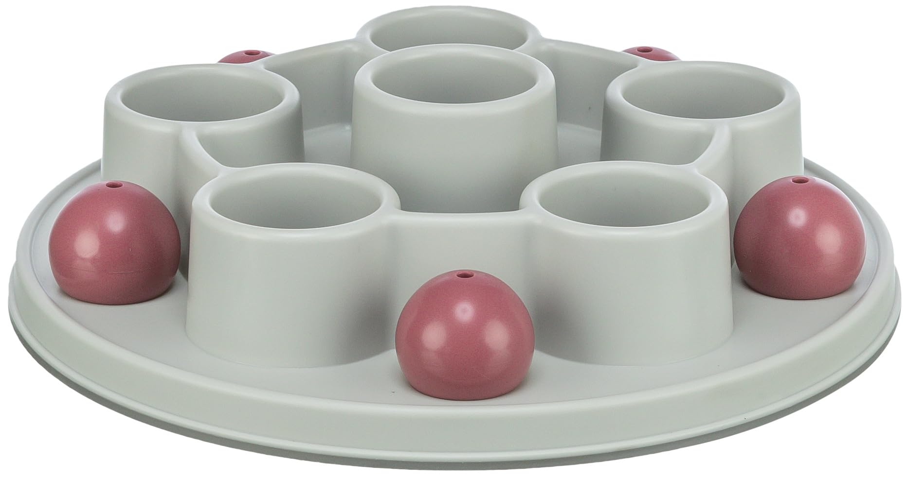 TRIXIE Cat Activity Pentagon Strategy Game - Interactive Slow Feeder Puzzle Toy for Indoor Cats - Mental Stimulation & Fun Playtime for Kittens & Adult Cats - Perfect for Boredom Relief & Mealtime Enrichment