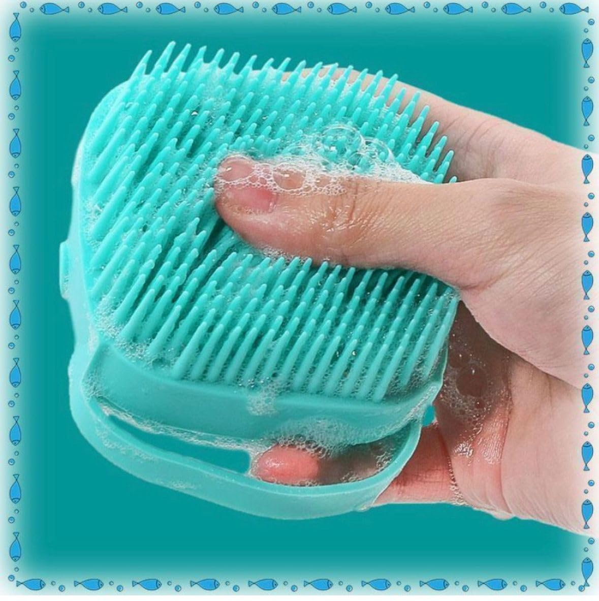 Exfoliating Body Brush for Face & Short Hair - Dry Skin Massage Scrubber with Soft Bristles | Perfect for Shower, Bath & Spa Relaxation