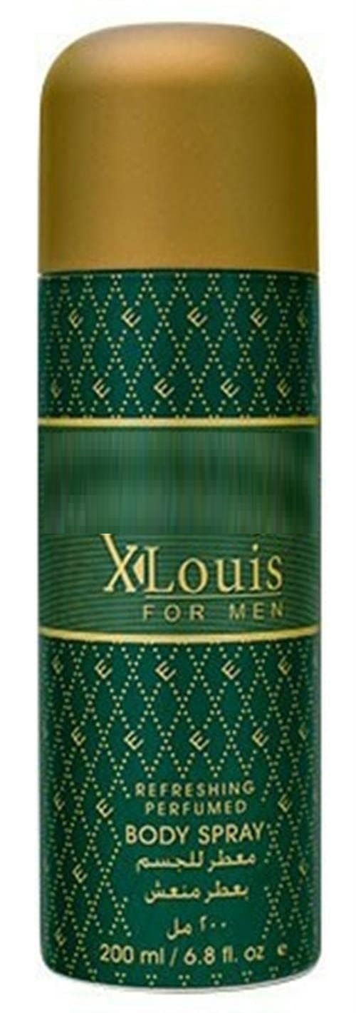 X Louis Men's Perfumed Body Spray - 200ml Long-Lasting Fragrance for Daily Use, Gym, Work & Date Night