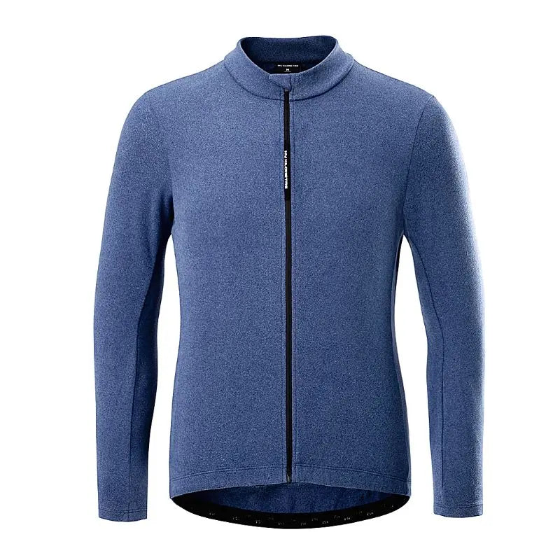 Men's Windproof Thermal Fleece Cycling Jacket - Winter Bike Riding Gear for Outdoor Sports & Commuting