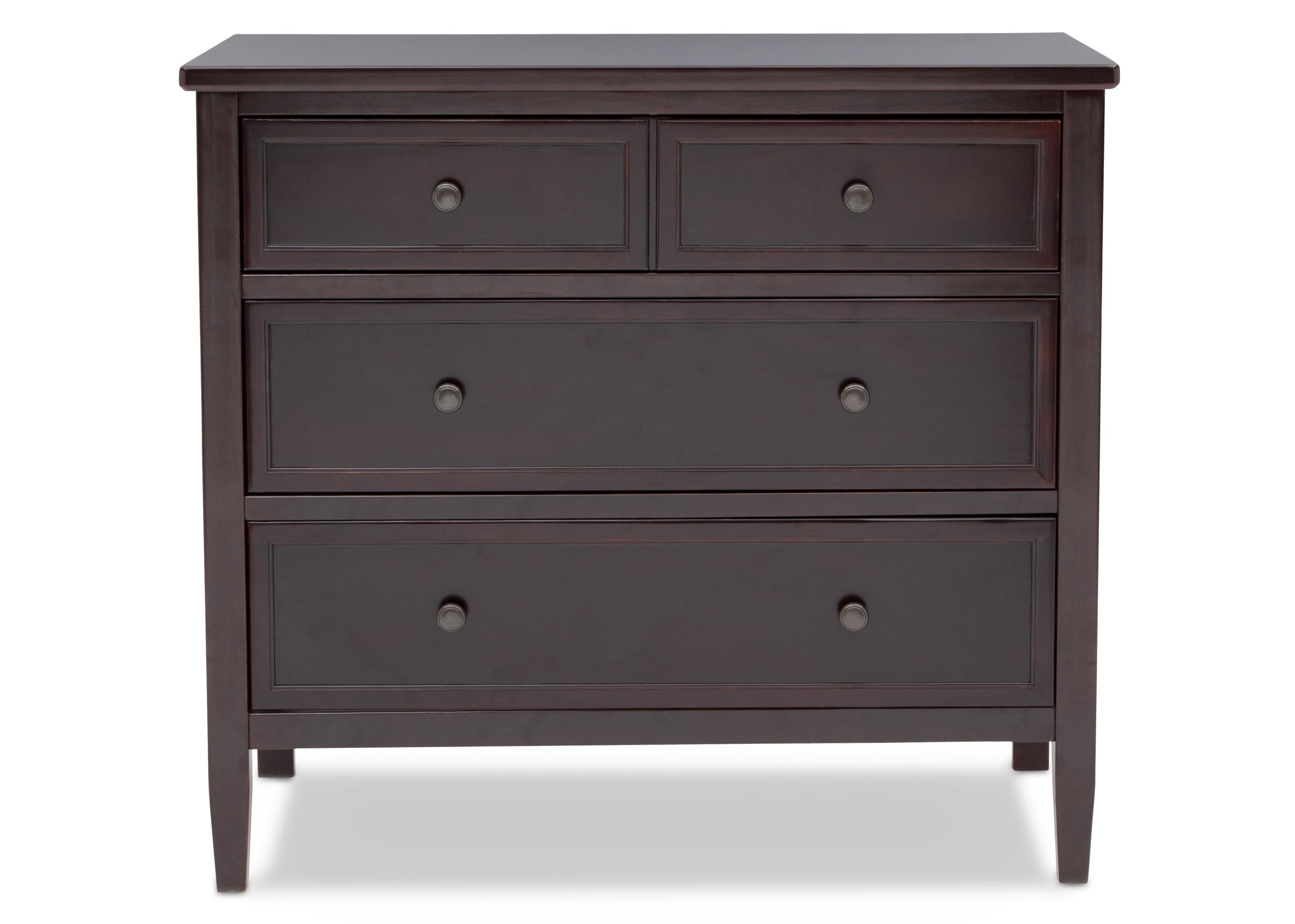 Epic 3 Drawer Dresser with Interlocking Drawers - Sturdy Wooden Bedroom Storage Organizer for Clothes, Linens & Accessories | Perfect for Master Bedroom, Guest Room & Dormitory