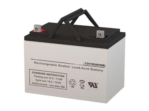 12V 100AH Deep Cycle AGM Battery for Solar Energy Storage - Perfect for RV, Marine, Off-Grid Power & Solar Panel Systems
