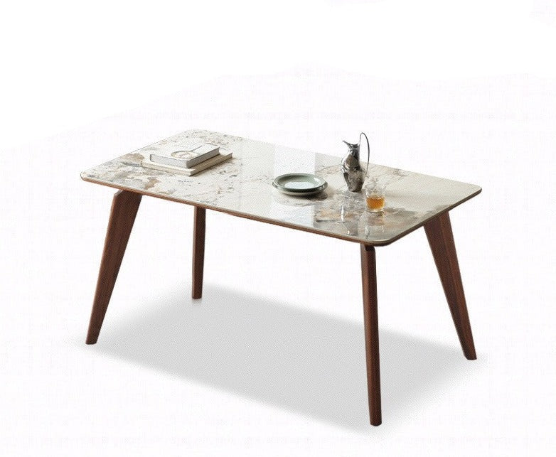 Premium Black Walnut Solid Wood Dining Table - Handcrafted North American Hardwood, Rustic Farmhouse Style for Dining Room & Kitchen Decor