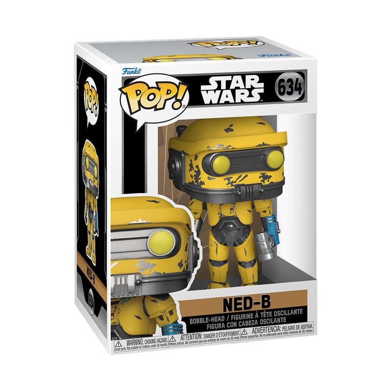 Ned B Funko Pop Star Wars Action Figure - Collectible Toy for Fans & Gift for Star Wars Enthusiasts | Perfect for Display, Gifts & Pop Culture Collections