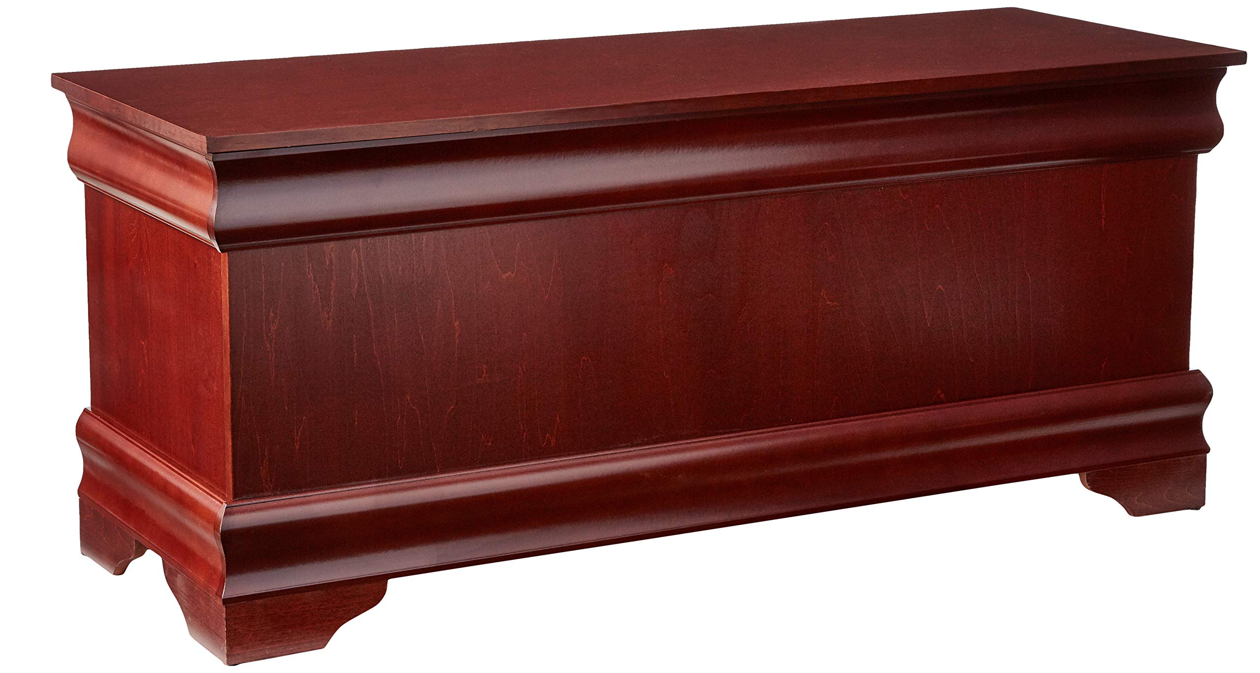 Louis Philippe Cedar Chest by Coaster Furniture - Warm Brown Wooden Storage Trunk for Bedroom, Living Room, or Hallway | Antique Style Home Decor & Blanket Storage Solution