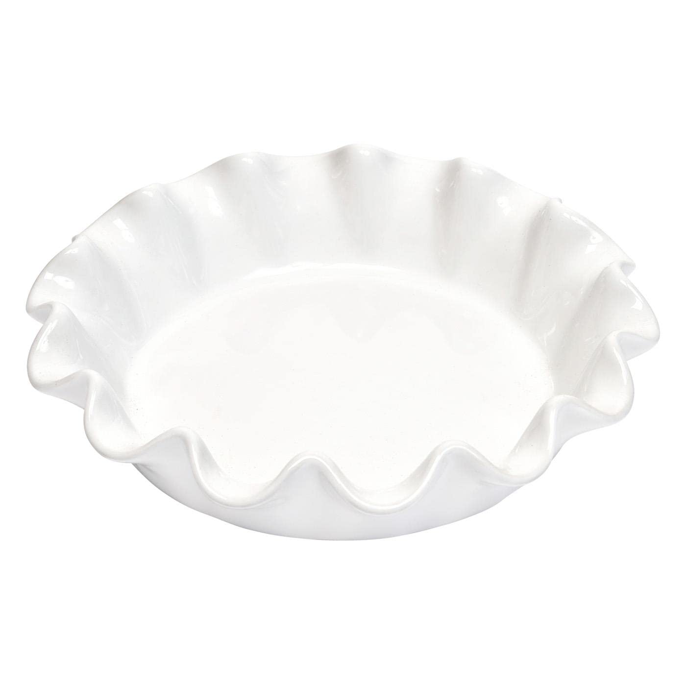 StateOJ 10-inch Ceramic Pie Dish - Oven Safe Baking Pan for Pies, Quiches & Tarts | Perfect for Thanksgiving, Pot Pies & Homemade Desserts