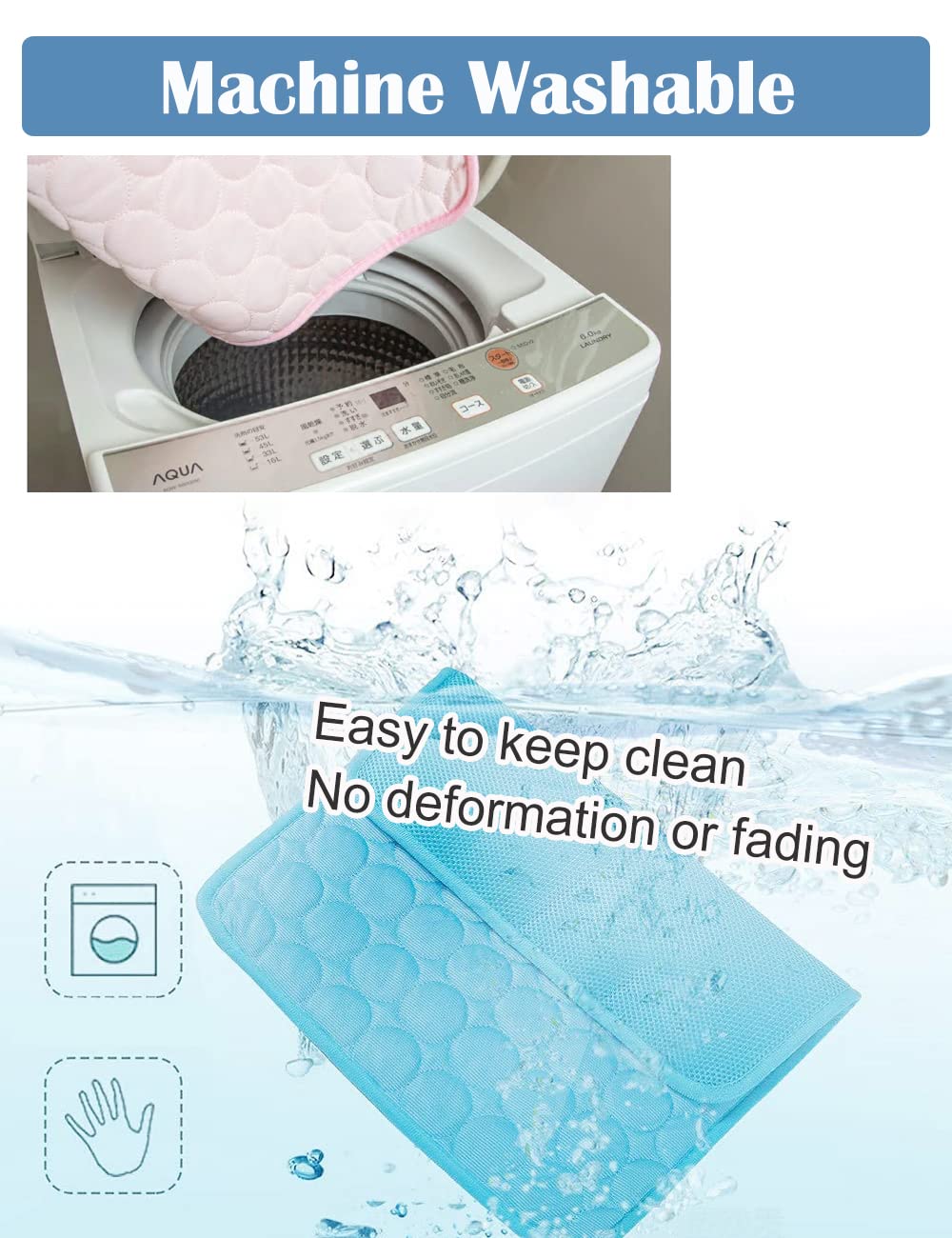 Foneso XXL Cooling Pet Mat for Dogs & Cats - 59