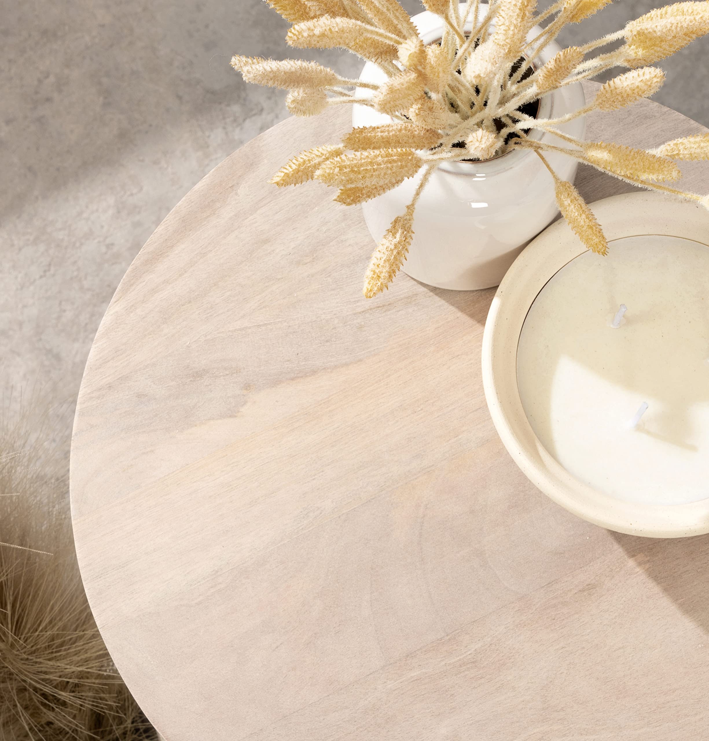 Kate and Laurel Aja Modern Round Side Table - 15