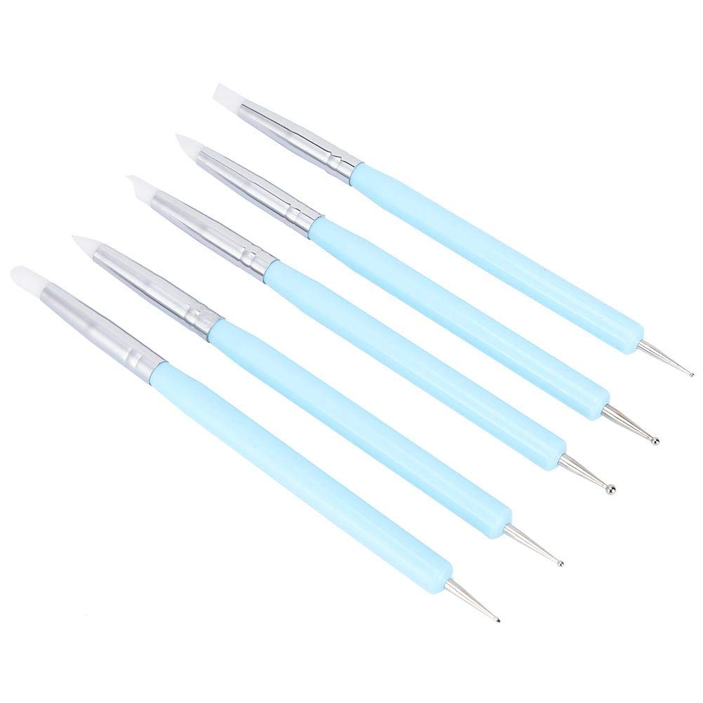 5pcs Silicone Clay Sculpting Tools Set - Professional Pottery Carving & Modeling Kit for Artists, DIY Craft, Ceramic Sculpture - Perfect for Beginners & Experts in Pottery Making & Clay Art Projects