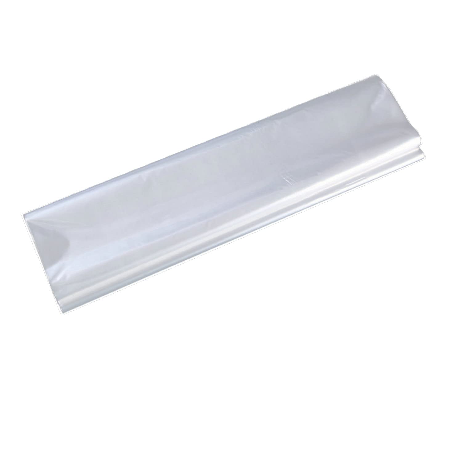 50 Pack Clear Garment Bags for Suits, Dresses & Clothing Storage - 60x90cm Transparent Wardrobe Protector - Perfect for Travel, Dry Cleaning & Closet Organization