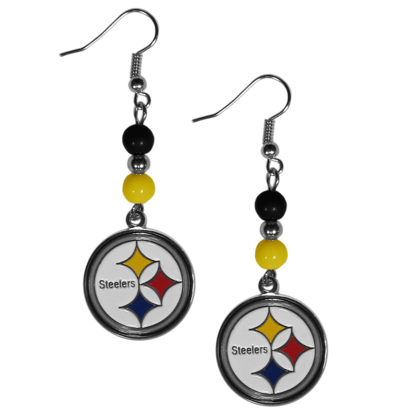 NFL Fan Bead Dangle Earrings for Women - Stylish Football Game Jewelry for NFL Fans, Team Spirit Accessories - Perfect for Game Day, Tailgating, and Sports Events