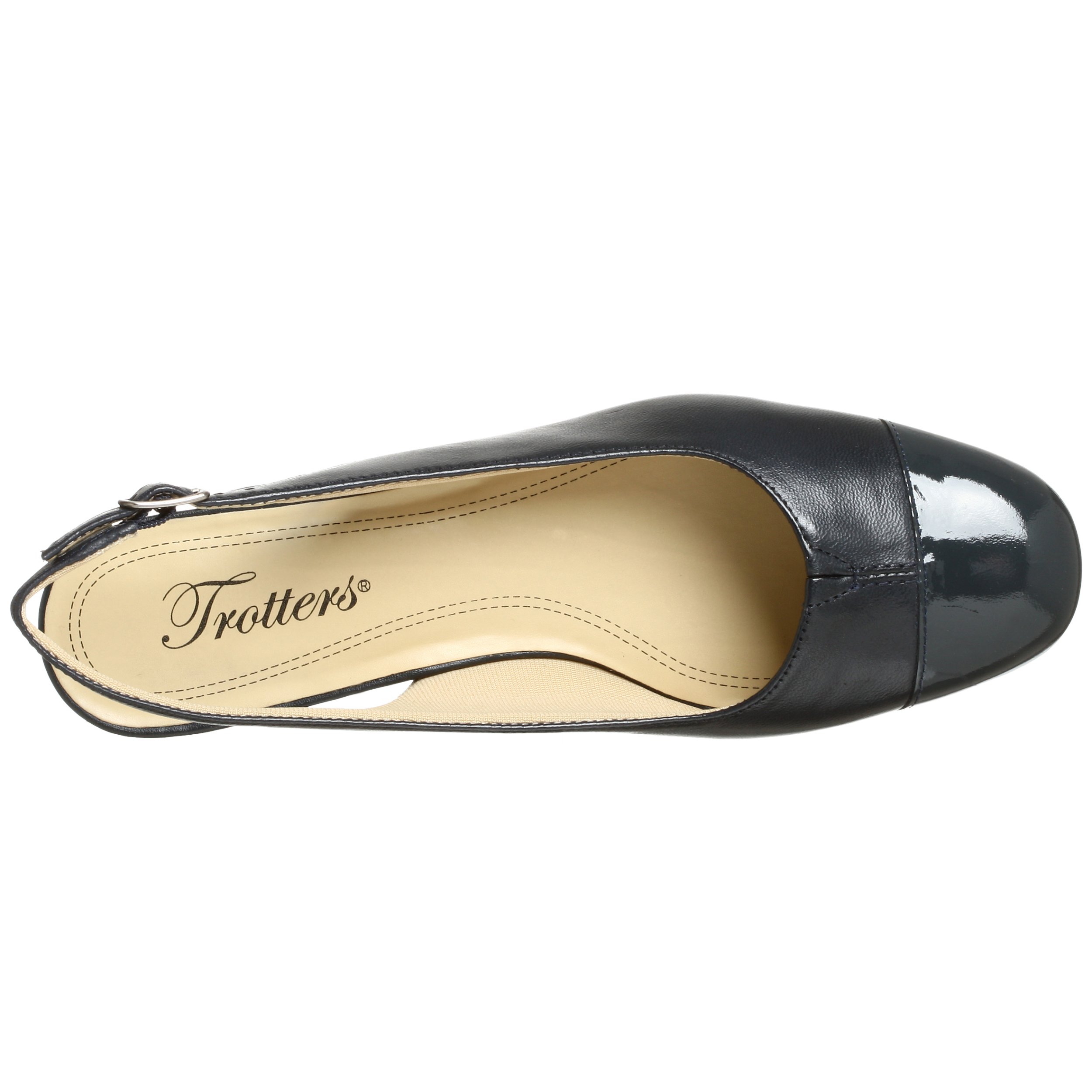 Trotters Women's DEA Comfortable Pumps - Stylish & Supportive Heels for Work, Office, and Formal Occasions