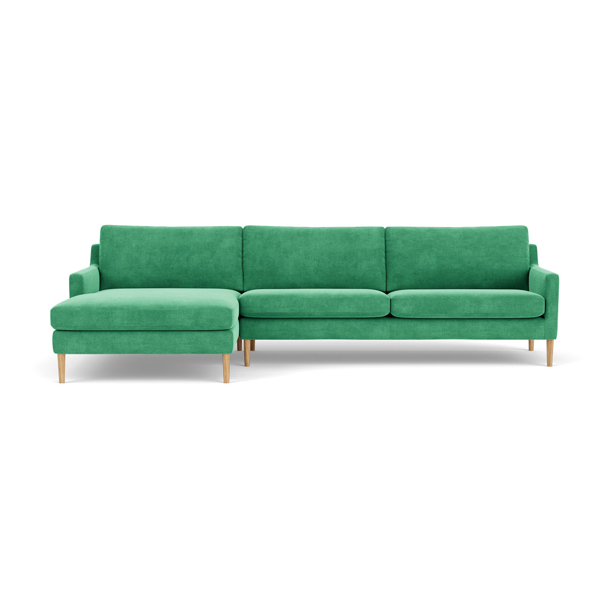Astha Fabric Left Chaise Sofa - Modern L-Shaped Sectional Couch with Reversible Design for Living Room, Lounge & Home Theater Comfort
