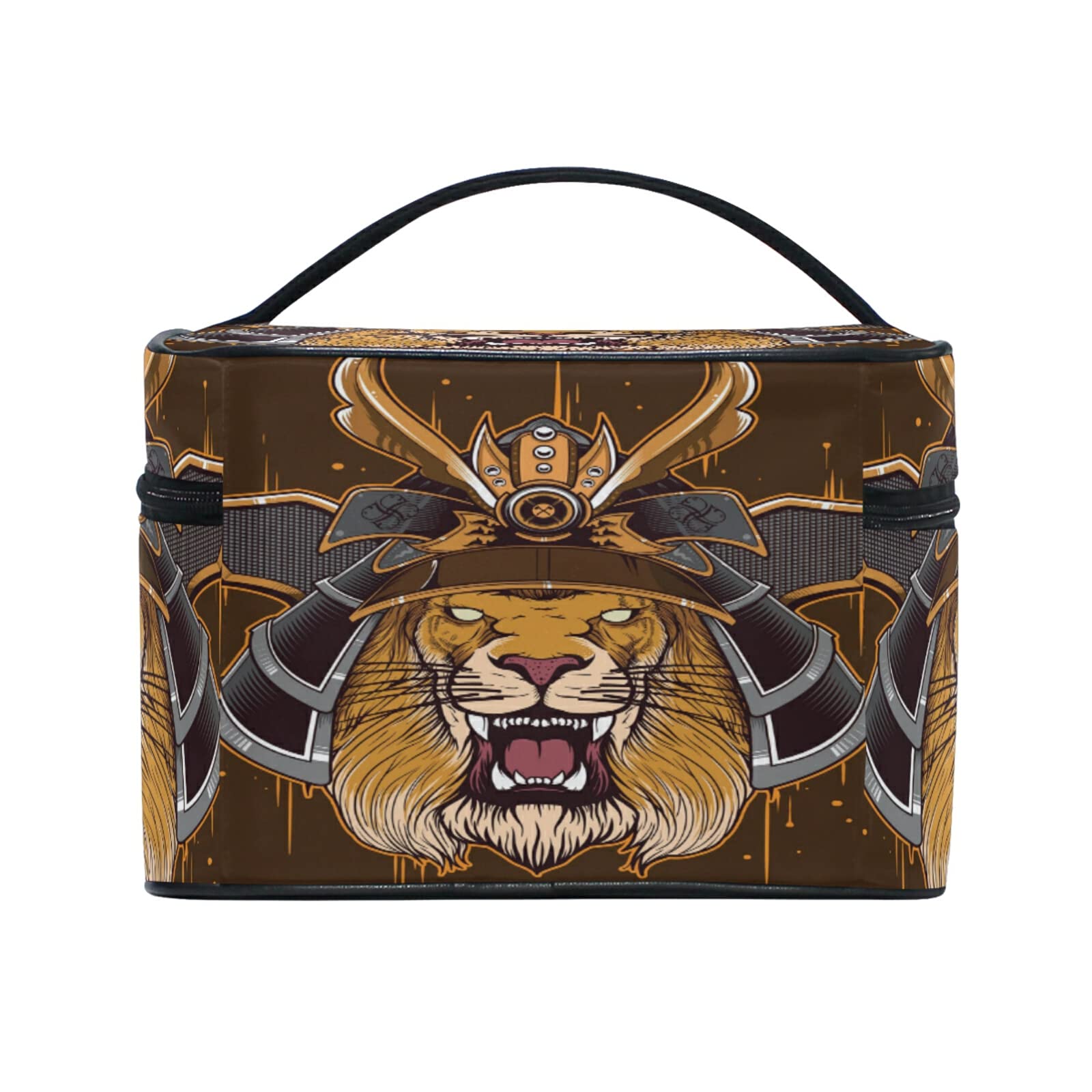 Art Warrior Lion Animal Makeup Bag for Women | Waterproof Cosmetic & Toiletry Travel Case | Perfect for Travel, Gym & Daily Organization