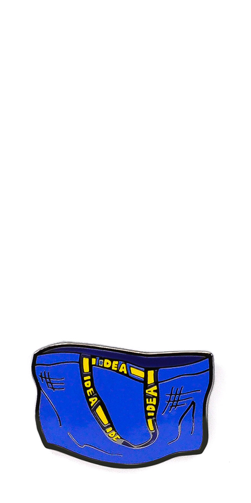 Creative Idea Bag Pin - Unique Enamel Lapel Pin for Backpacks, Tote Bags & Jackets - Perfect for Artists, Students & Office Workers
