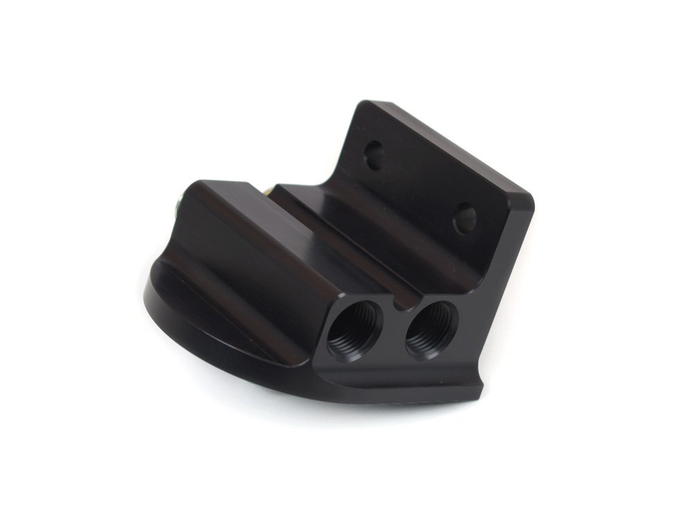 Canton Racing 22-622 Billet Aluminum Remote Oil Filter Mount - Compatible with 20MM Thread Oil Filters (1 Pack) - Perfect for High-Performance Engines, Racing Cars & Off-Road Vehicles