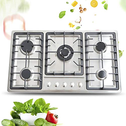5 Burners 86x50cm