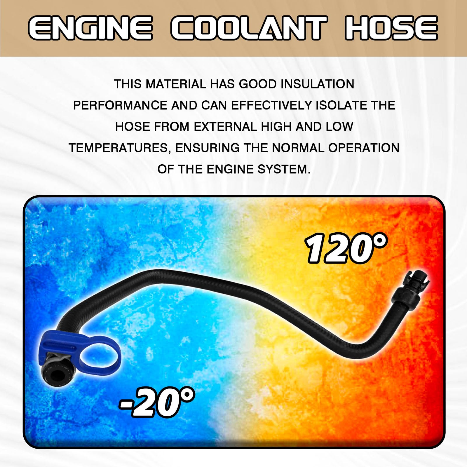 Chevy Cruze Buick 1.4L Coolant Hose 2011-2016 - Engine Cooling System Replacement