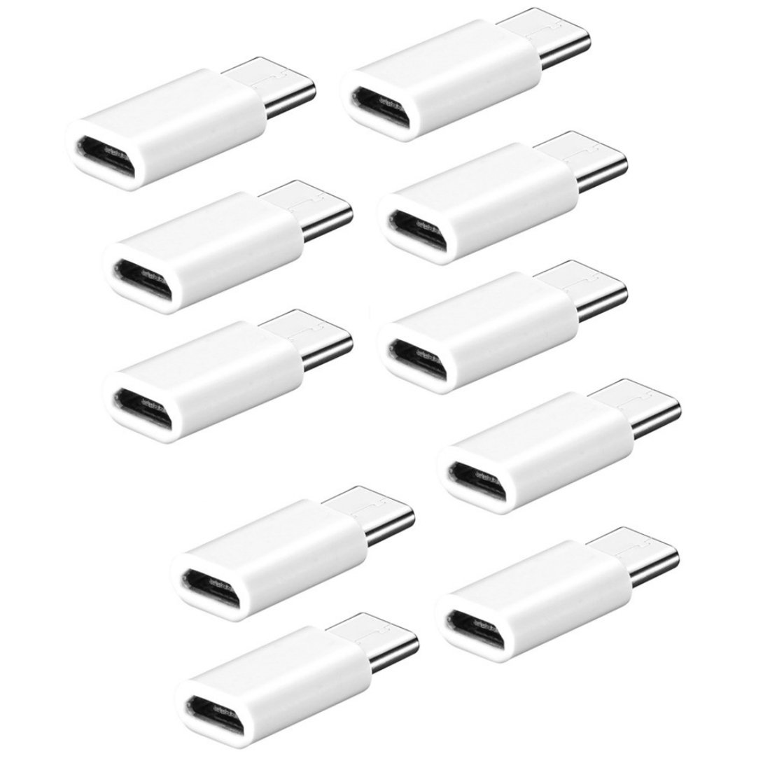 1PC/2PC/5PC/10PC USB-C to Micro USB Adapter - Fast Charging & Data Sync Compatible with OnePlus 3 & Other Devices - Perfect for Travel, Office & Home Charging Solutions