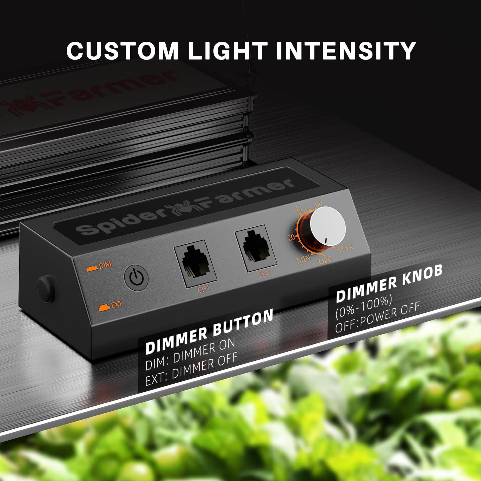 Spider Farmer 2024 New SF2000 LED Grow Light 2x4 ft Coverage with Samsung LM301H EVO Dimmable Full Spectrum Plant Grow Light - High Efficiency Indoor Gardening for Hydroponics, Greenhouse & Commercial Growing