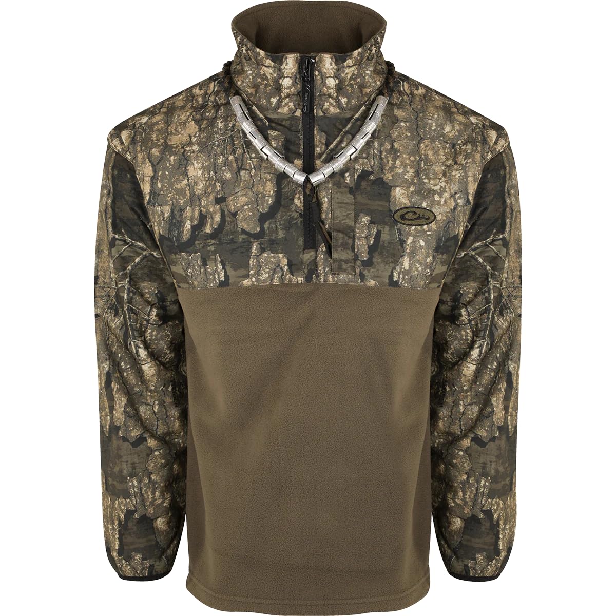 Drake Waterfowl Men's 1/4 Zip Refuge Eqwader™ Pullover - Lightweight Hunting Shirt for Waterfowl & Outdoor Activities