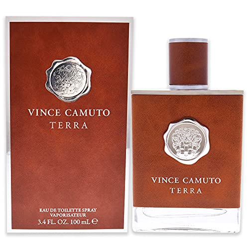 Vince Camuto Terra Eau de Toilette Spray Cologne for Men - Fresh Woody Fragrance, Long-Lasting Scent | Perfect for Daily Wear, Date Nights & Special Occasions