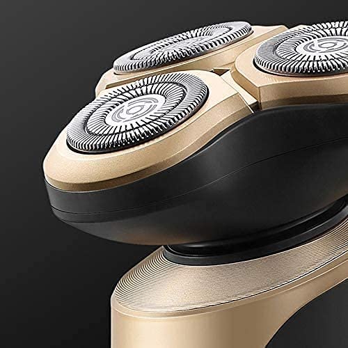 Premium Electric Razor for Men - Cordless Rechargeable Shaver with 3D Rotary Head, Wet/Dry Use & LED Display - Perfect for Travel, Gym & Daily Grooming (Black)