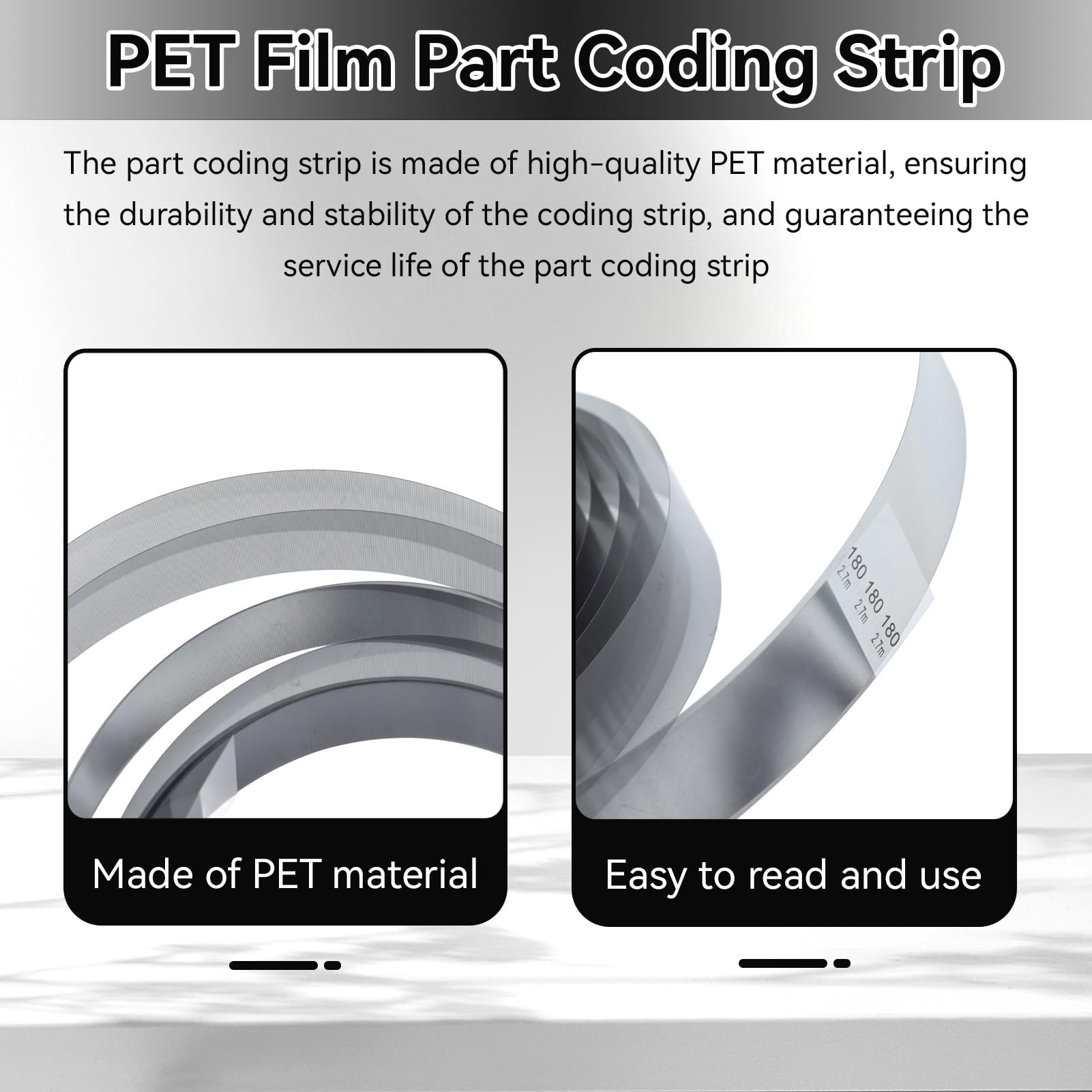 Agatige Printer Encoder Strip - 180LPI Linear Encoder Scale Strip PET Film Replacement for Roland SP/VP/XC/SJ 540/640/740 & DX4/DX5/DX7 Print Heads - 15mm x 2700mm Raster Parts - Perfect for Printer Maintenance and Repair