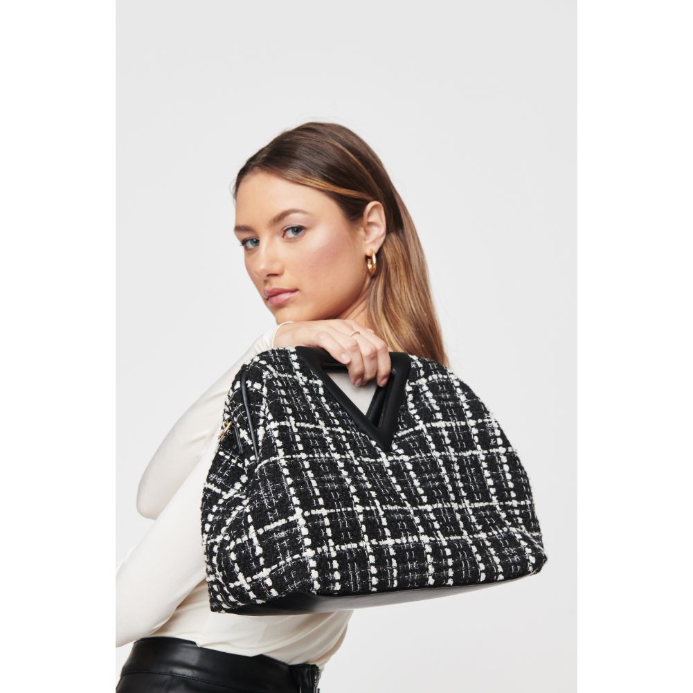 Natasha Tweed Crossbody Bag for Women - Stylish & Lightweight Shoulder Purse - Perfect for Work, Travel & Everyday Use