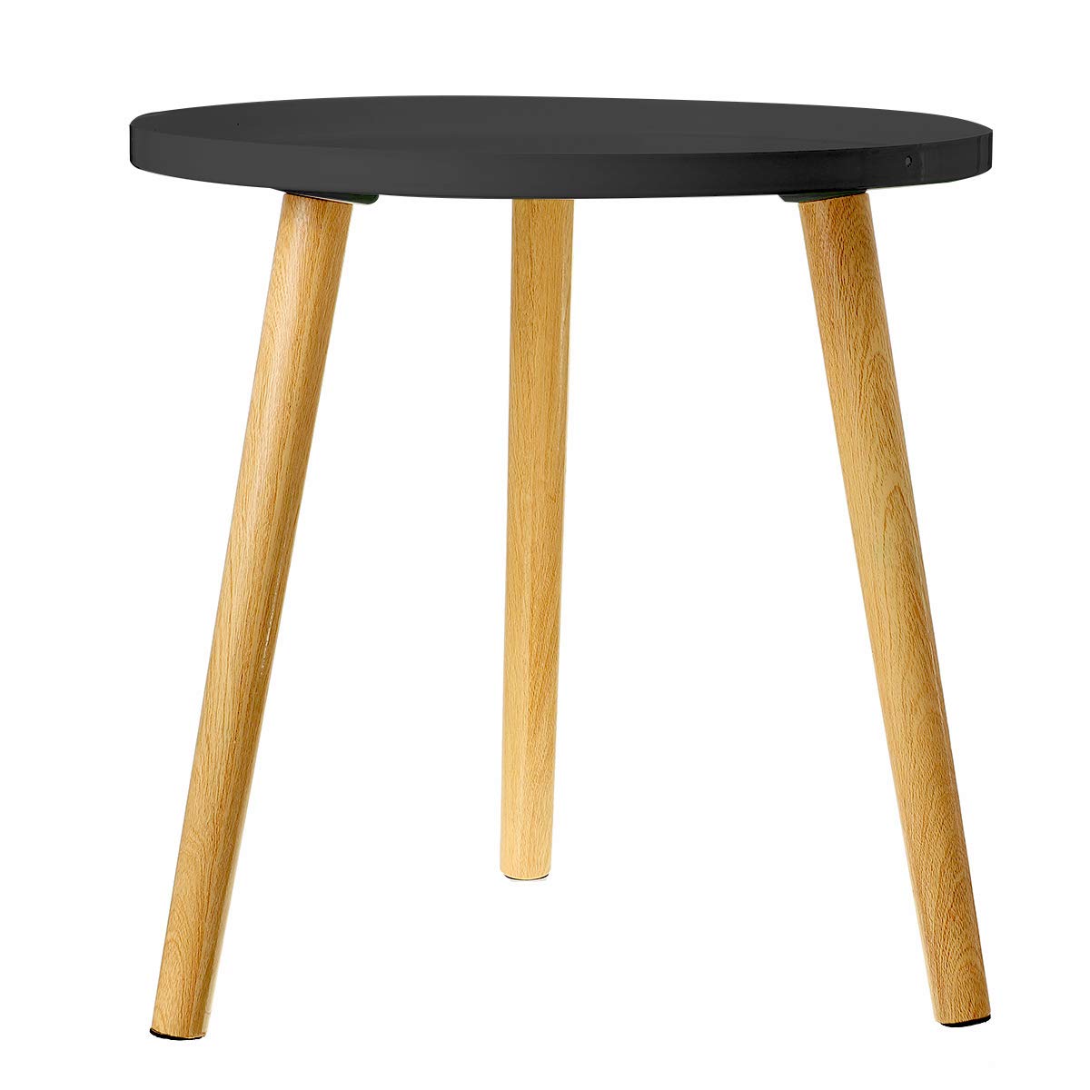 42cm Small Coffee Table Sofa Side Table - Metal Basket End Table for Living Room, Bedroom & Home Office - Black - Perfect for Holding Books, Plants & Decor