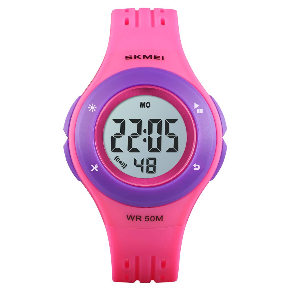 Best Kids Digital Watch - 50m Waterproof LED Sports Watch with Alarm & Stopwatch | Multi-Function Outdoor Wristwatch for Boys & Girls | Perfect Gift for Children's Birthday, School Activities & Swimming