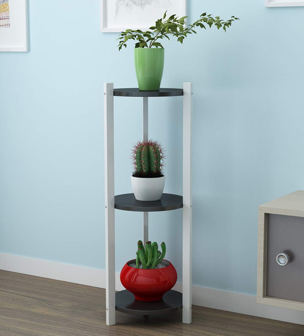 Wooden Multi-Tier Bonsai Plant Stand - European Style Flower Pot Holder Shelf for Indoor Balcony Decor | Perfect for Displaying Succulents, Orchids & Small Potted Plants in Living Rooms, Offices or Gardens