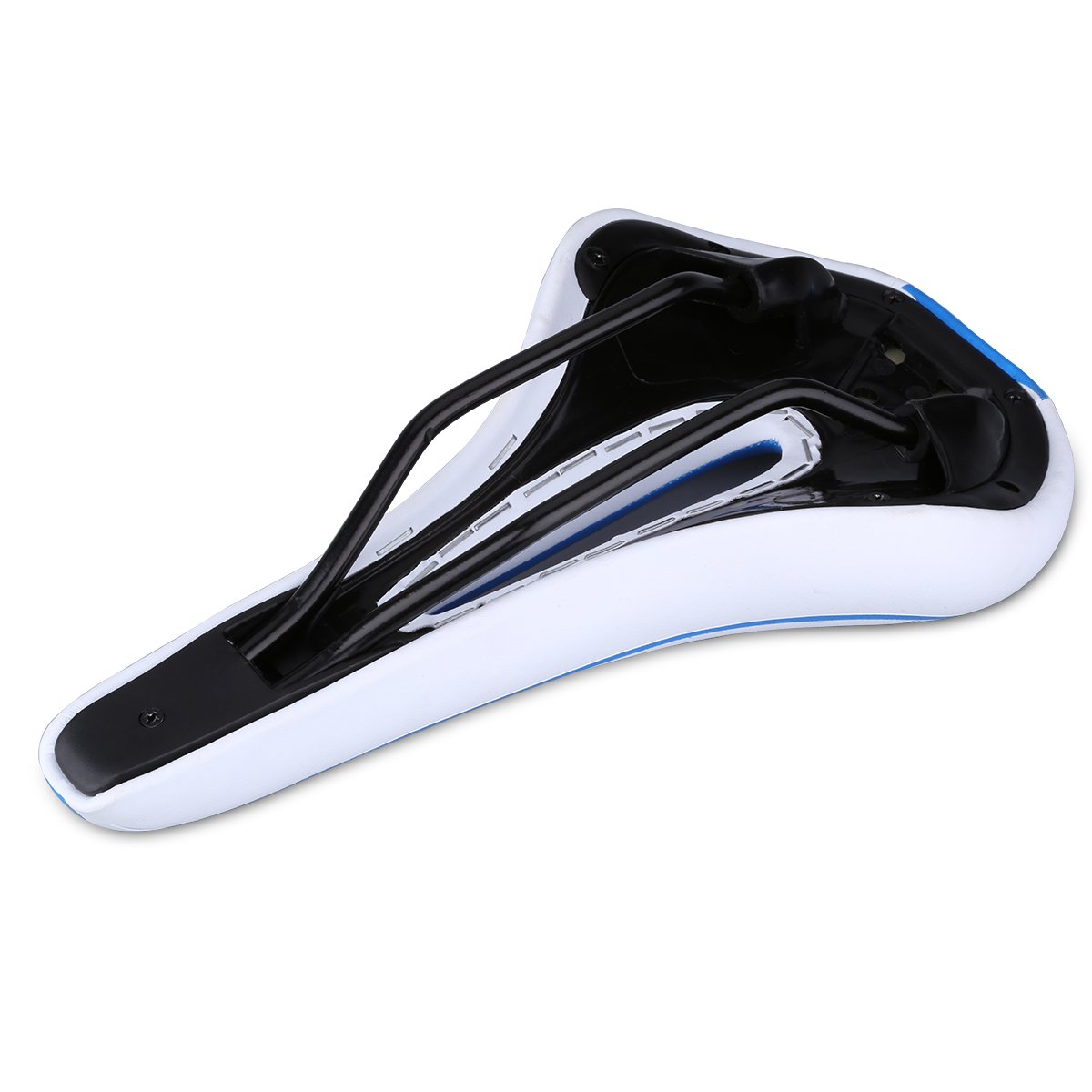 Breathable Comfortable Mountain Bike Saddle with Central Relief Zone - Ergonomic Design for Road & MTB Cycling - Perfect for Long Distance Rides and Commuting