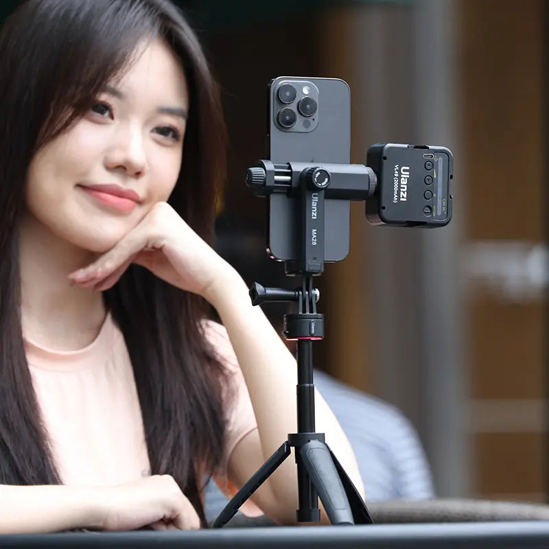 Ulanzi GP Mount Phone Holder M027GBB1 - Universal Smartphone Mount for DSLR Cameras & Tripods - Perfect for Vlogging, Live Streaming & Photography