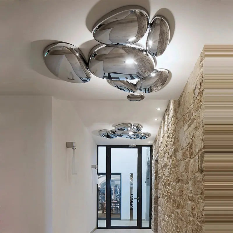 Art Deco Flush Mount Ceiling Light - Vintage Style Lighting Fixture for Living Room, Bedroom & Dining Room