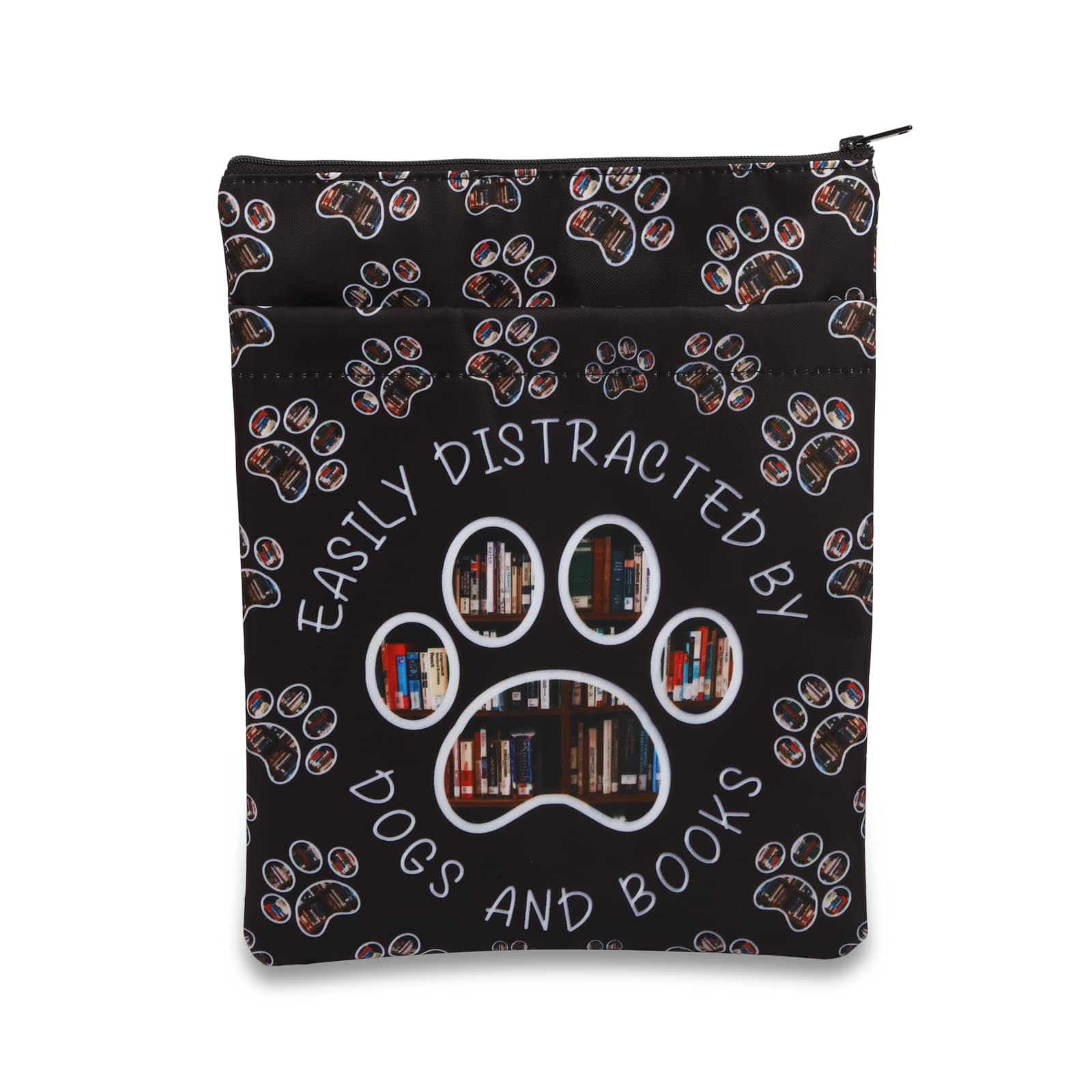 Book Sleeve for Dog & Book Lovers - Book Protector Gift for Readers & Pet Lovers - Perfect for Reading & Travel