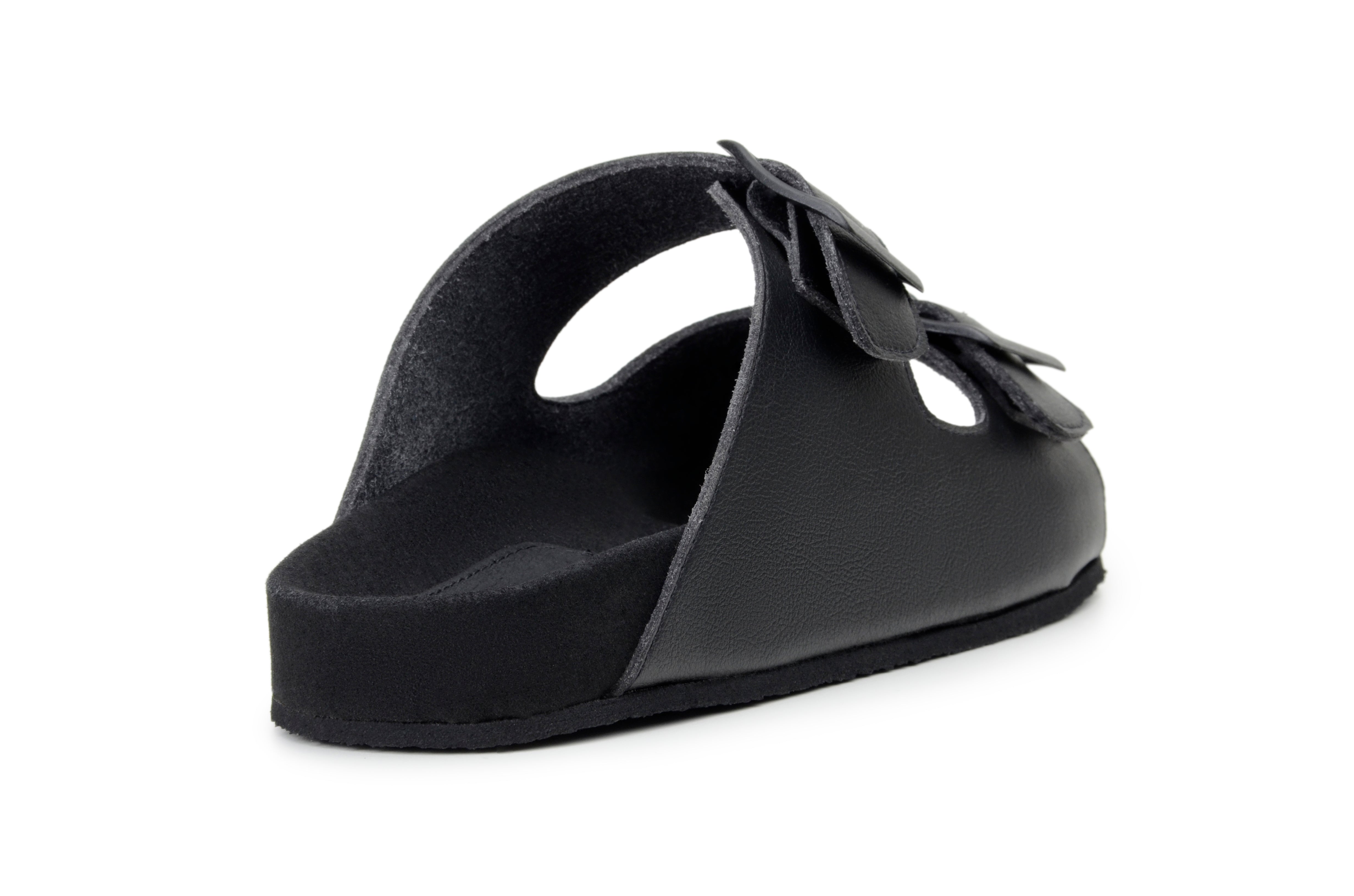 Truda Black Sandals with Green Laces - Comfortable Women's Casual Shoes for Summer Walking, Beach & Outdoor Activities
