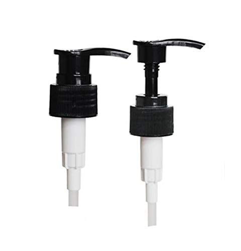 Ericotry 2-Pack 17oz/500ml Refillable PET Plastic Pump Bottles with Lotion Dispenser - Ideal for Cosmetic Emulsion, Shampoo, Body Wash & Travel Toiletries | Perfect for Home, Gym & Travel Use